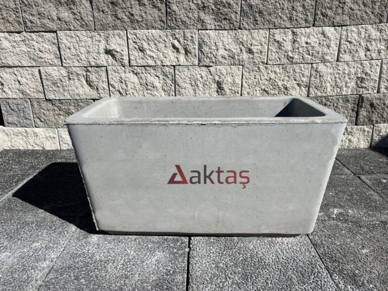 Mix Beton Dikdörtgen Saksı 80x40x44 cm