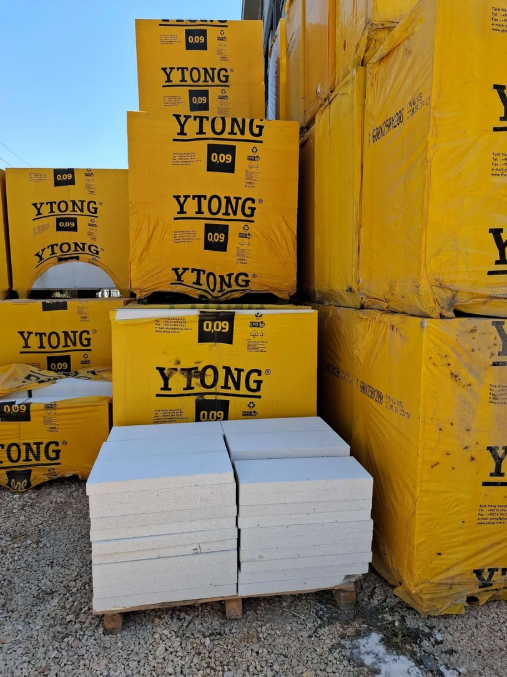 Ytong Gaz Beton Blok 5 cm (Palet) – İstanbul Depo Teslim