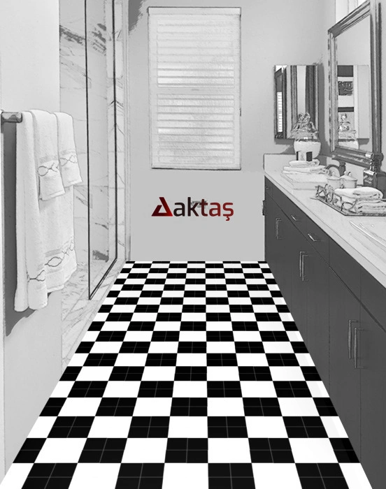 Karosiman Dama Desenli Yer Karosu