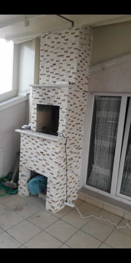 Barbekü İmişehir Modeli – Doğal Patlatma Taş Kaplama