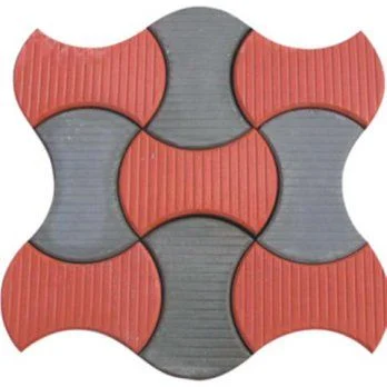 İTHAL KELEBEK Parke Taşı 6 cm (Kırmızı-Gri)