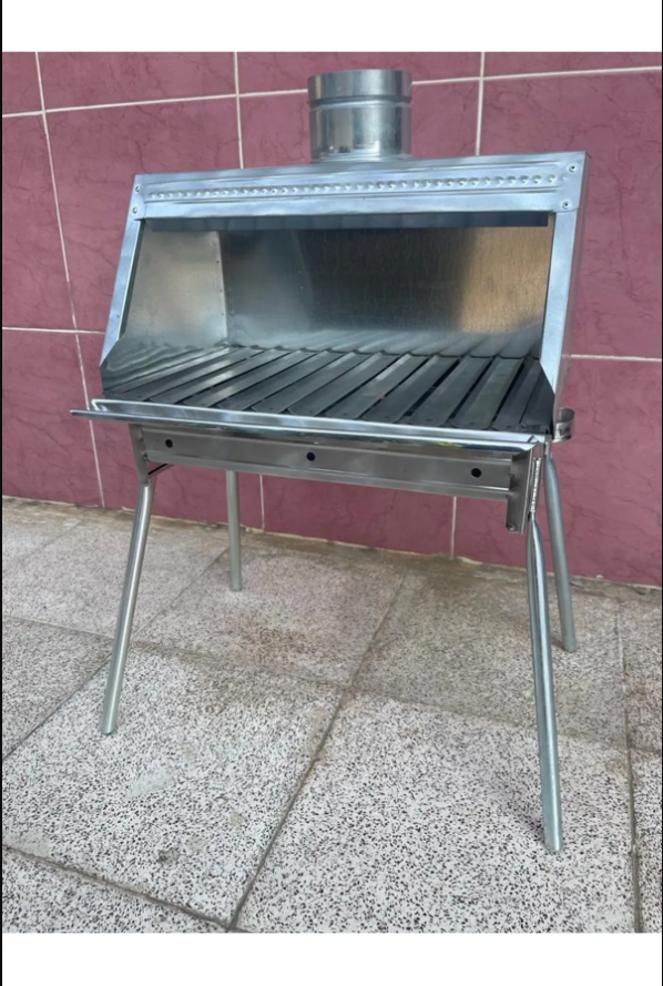 Kanaatsoba&mangal Mini Bacalı Mangal – 28 x 55 cm Portatif Ayaklı