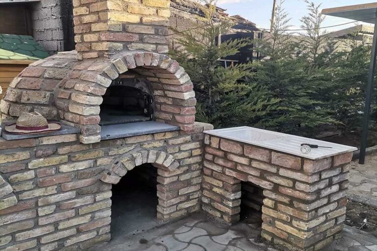 Profesyonel Bahçe Tipi Taş Fırın ve Barbekü Ünitesi
