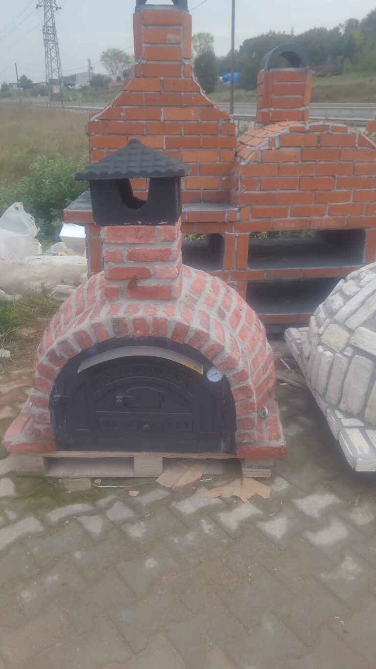 Kırmızı Kaplamalı Dekoratif Tuğla Fırın (Geleneksel Seri)