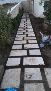 Traverten Adım Taşı Uygulaması