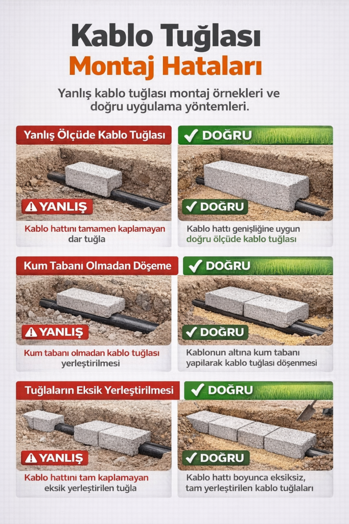 Kablo Tuğlası Montaj Hataları